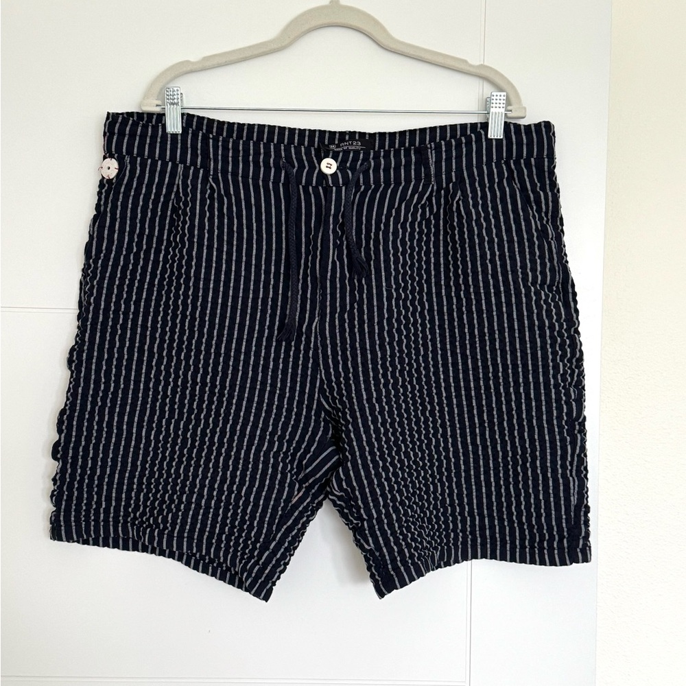 RON TOMSON RNT23 Men’s Striped Shorts XLarge 9” Inseam Stretch